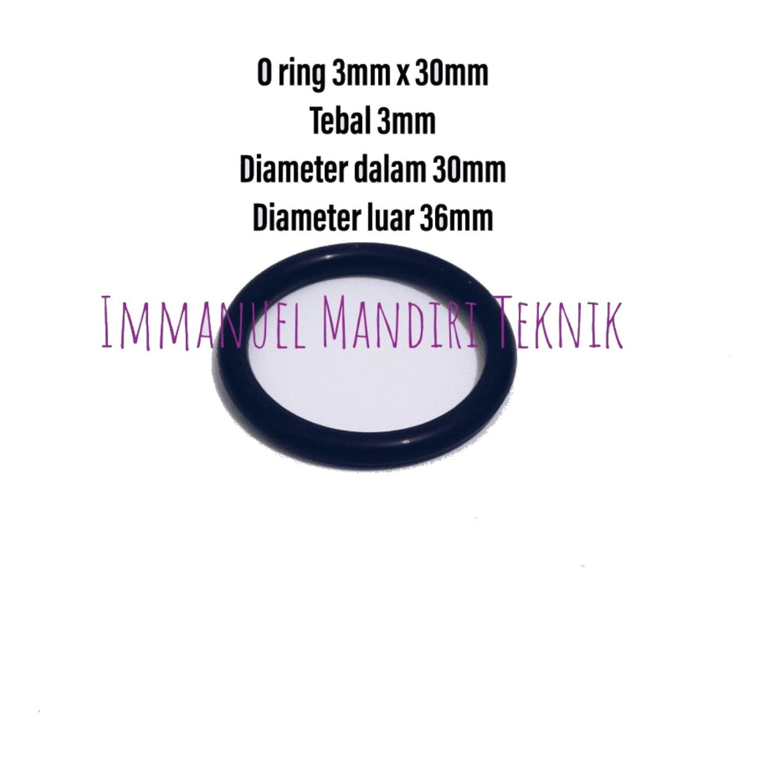 O-Rng-Elst – Nbr,3Mm,30Mm,Met,Sh80