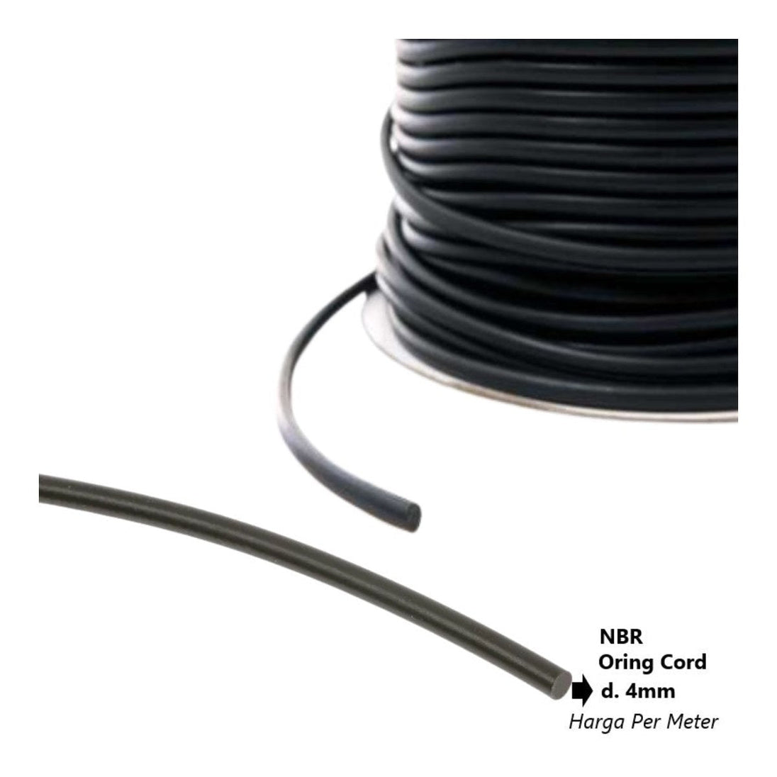 O-Rng-Elst Nbr,4Mm,325Mm,Met,Sh80