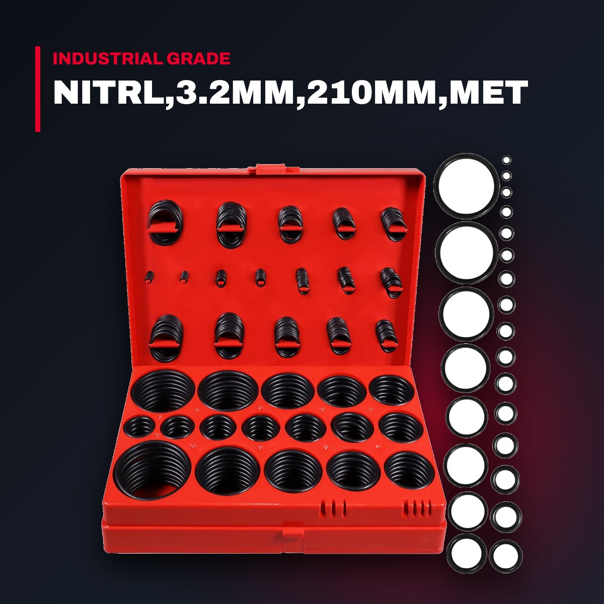 O-Rng-Elst – Nitrl,3.2Mm,210Mm,Met