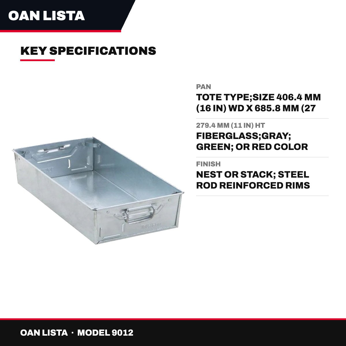 Oan Lista 9012 – Pan – Tote Type