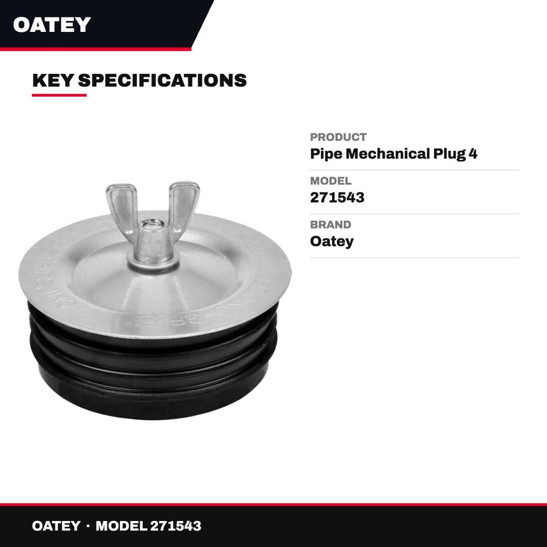 Oatey 271543 – Pipe Mechanical Plug 4