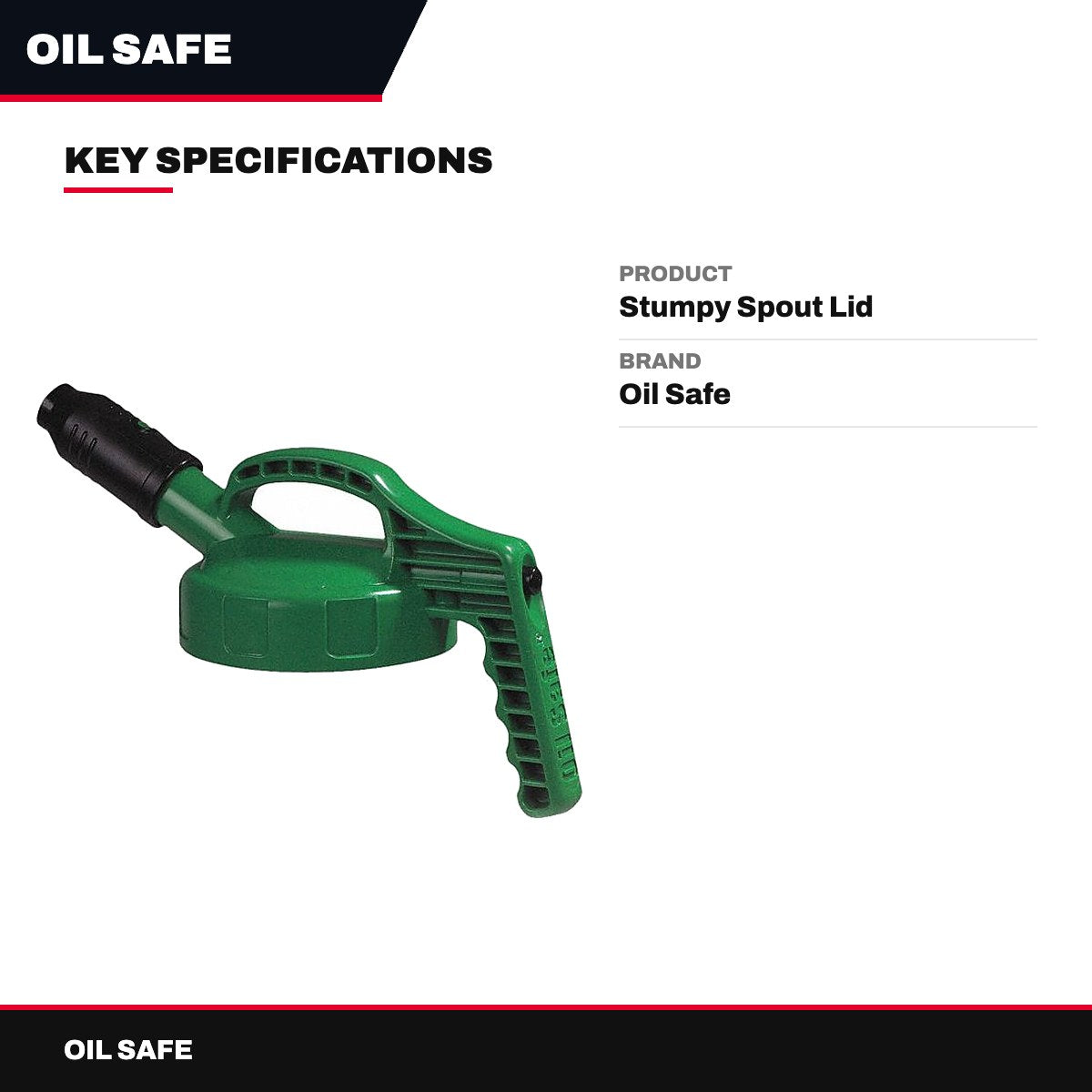 Oil Safe Stumpy Spout Lid