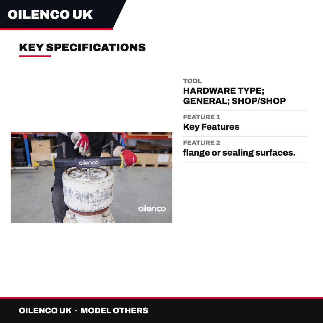 Oilenco Uk OTHERS – Tree Cap Extractor Tool (Manual Type - Jacking Screws)