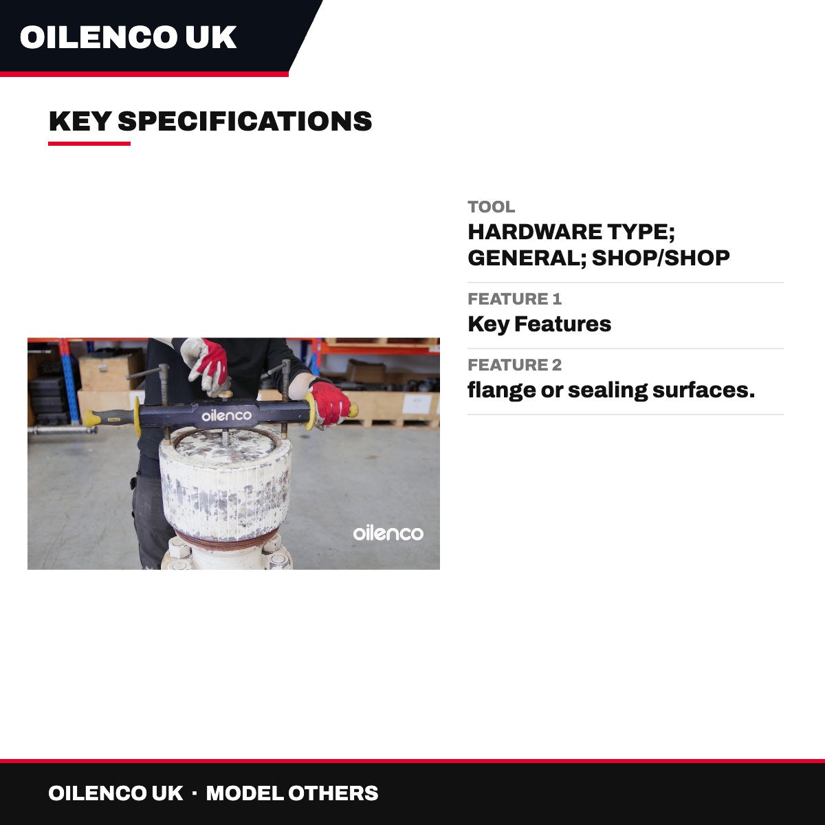Oilenco Uk OTHERS – Tree Cap Extractor Tool (Manual Type - Jacking Screws)