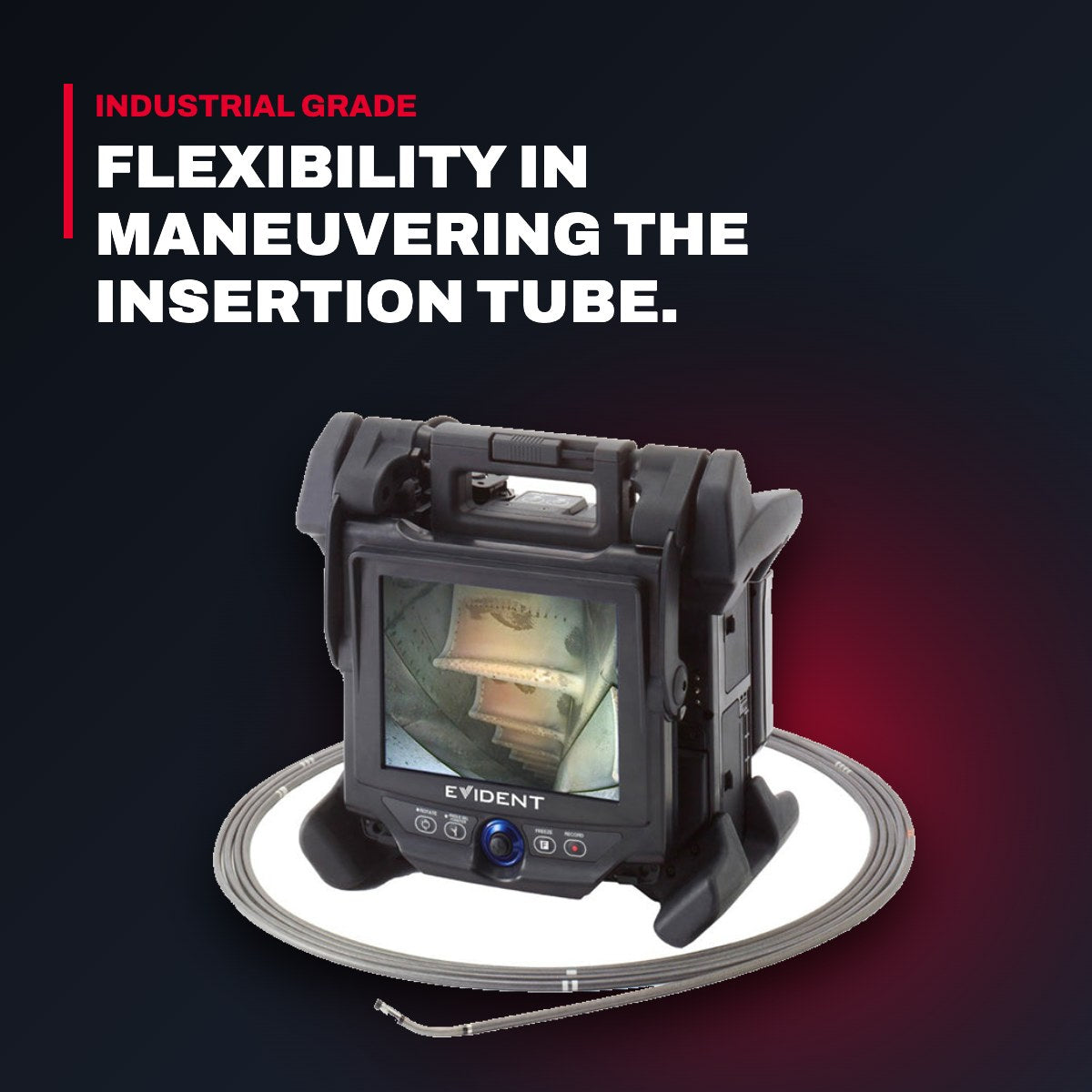 Olympus/Evident IV98300GA – The Below Specifications Are For Industrial Grade Videoscopy Borescope Capable Of Inspecting Piping And Heat E