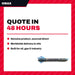 Omax 301337-3 – Materials Description – 3/8 High Pressure Nipple 3(76.2Mm Long)