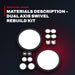 Omax 311849 – Materials Description – Dual Axis Swivel Rebuild Kit