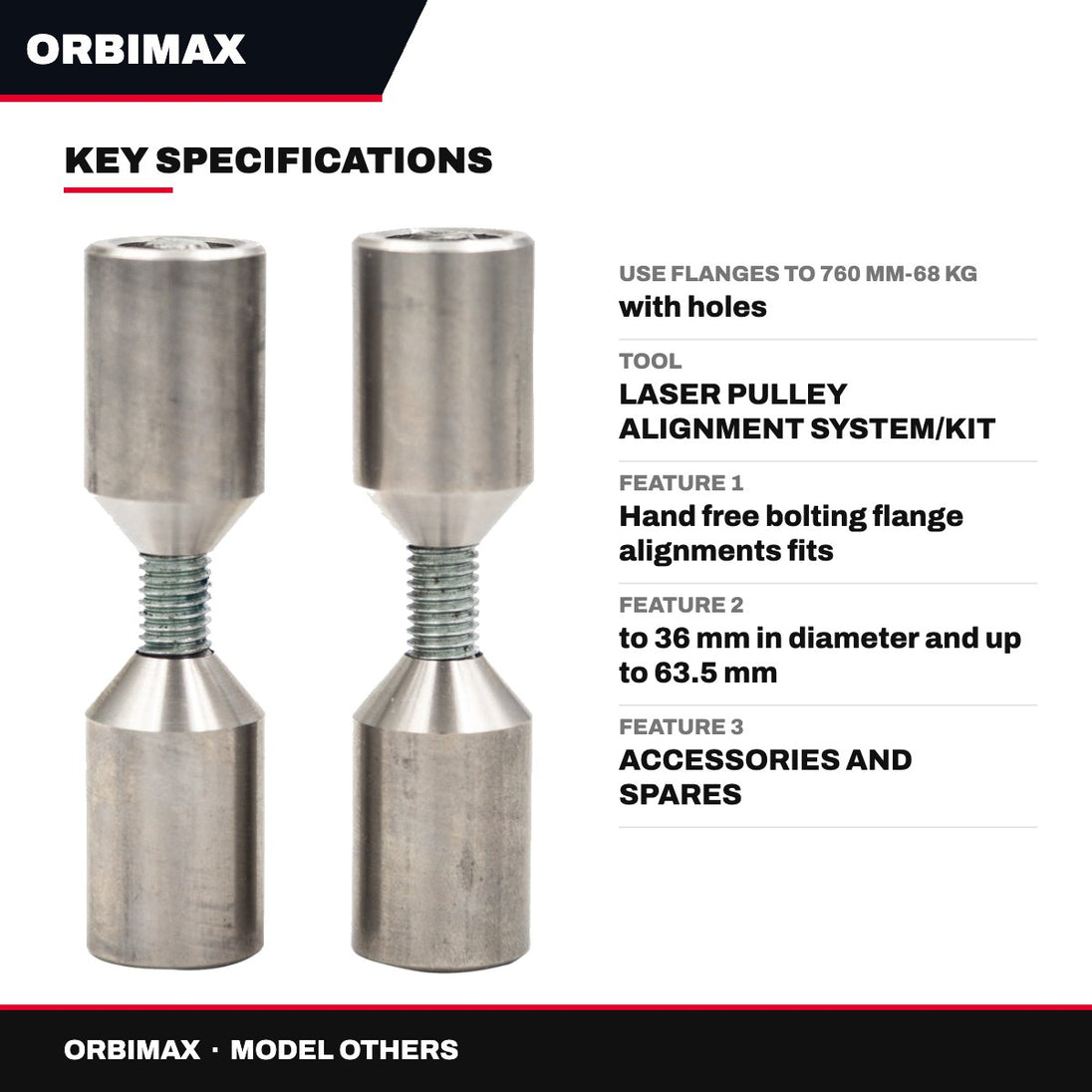 Orbimax OTHERS – Flange Alignment Pin Set