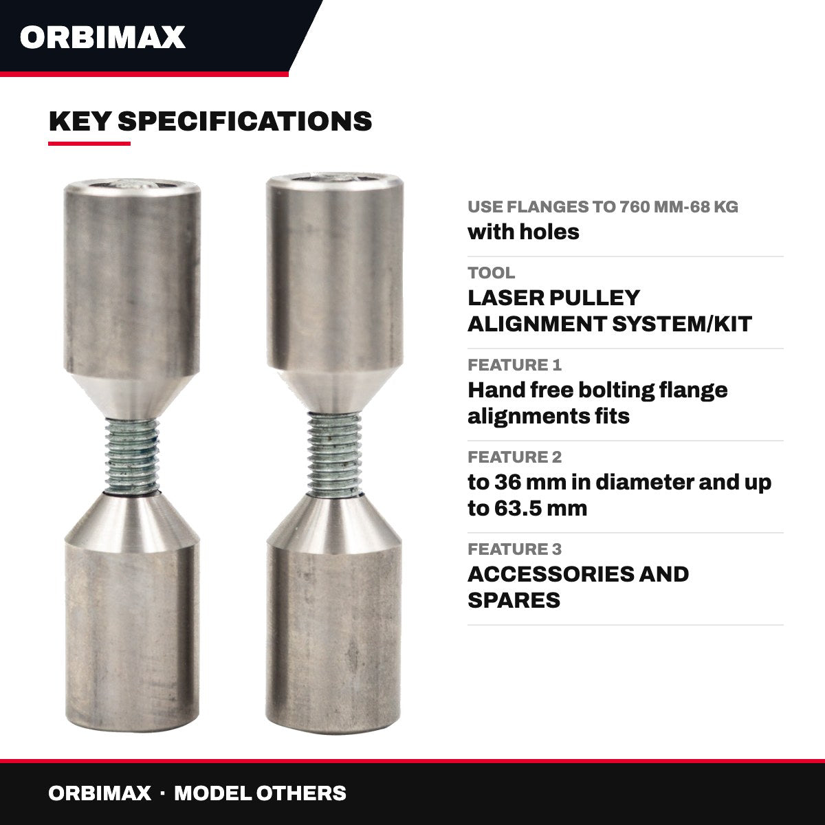 Orbimax OTHERS – Flange Alignment Pin Set