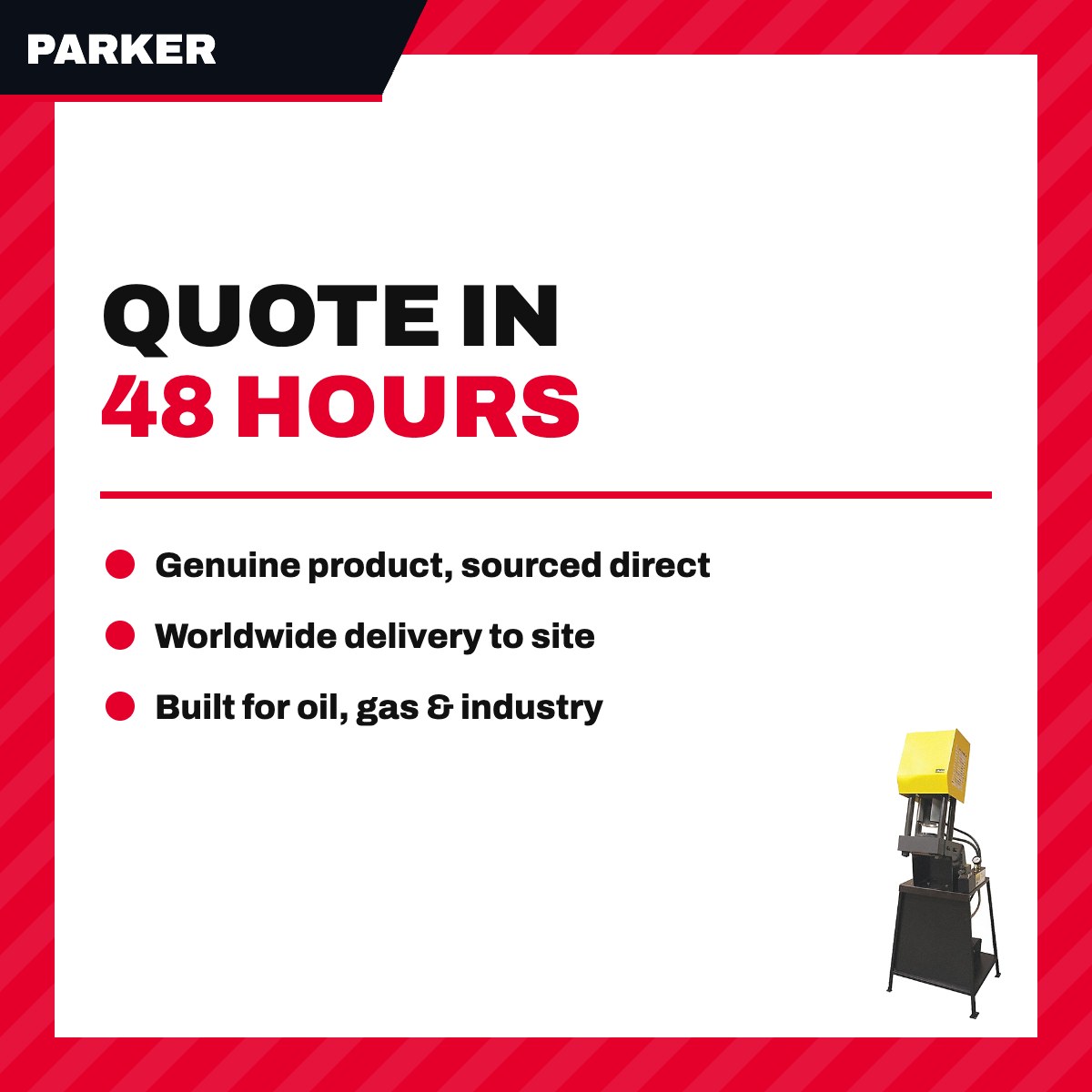Parker 83C-081 – Hydraulic Crimping Machine