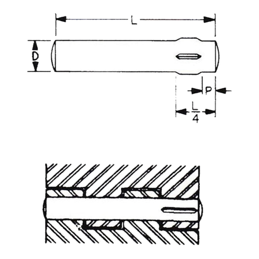 Pin – Mills, Groove Type