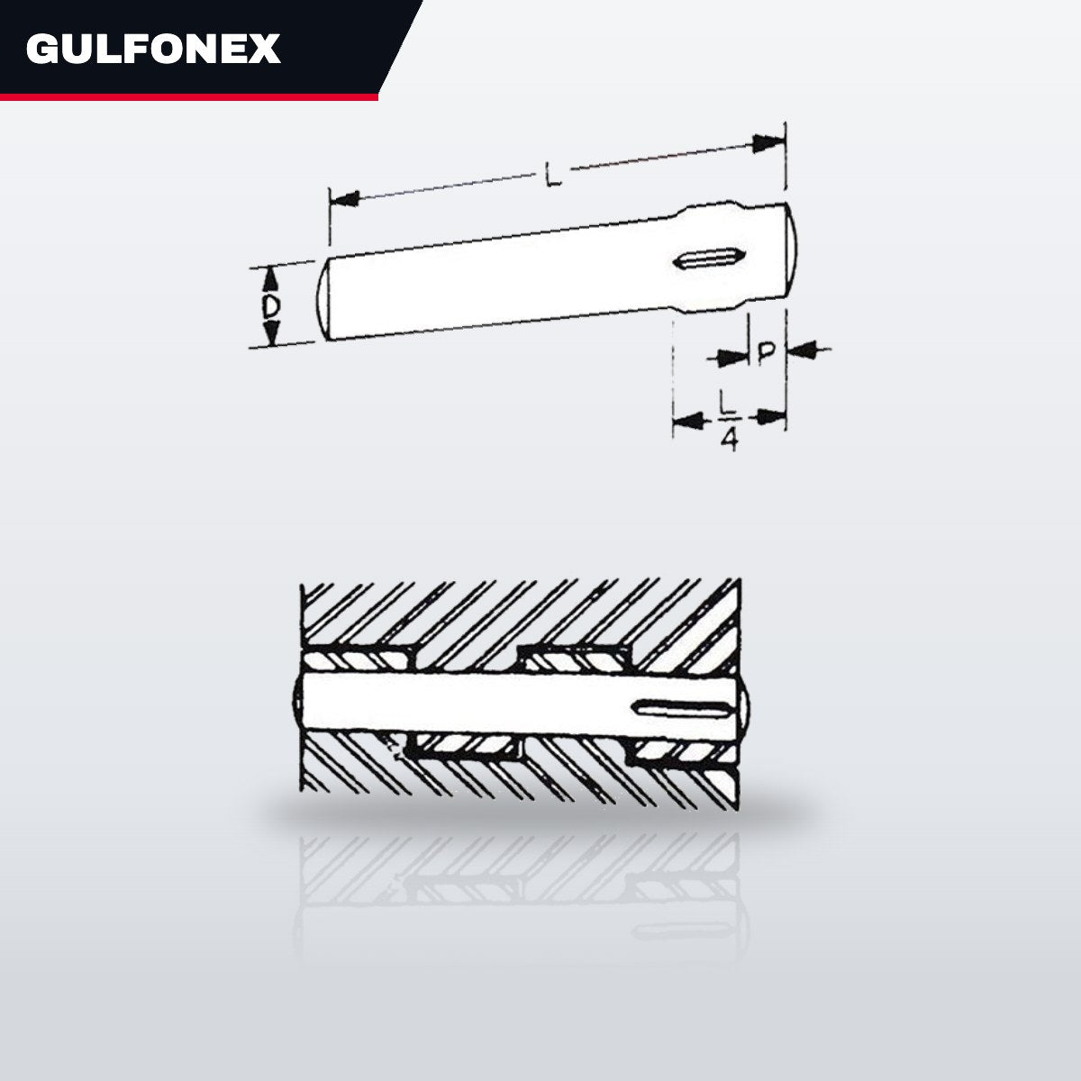 Pin – Mills, Groove Type