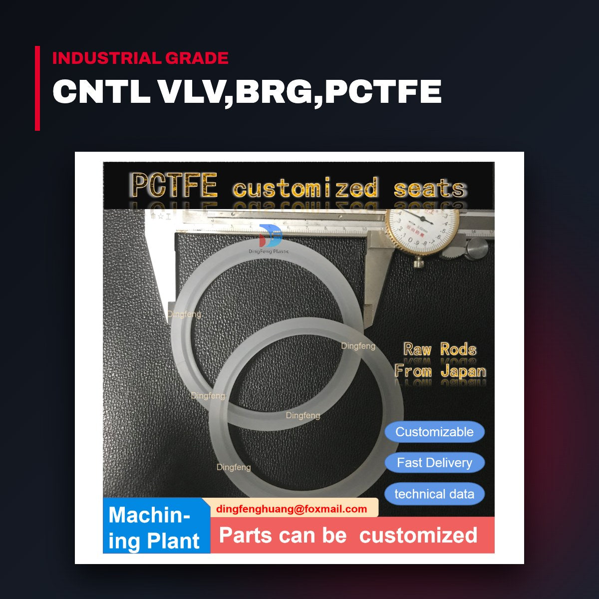 Plg Set-Oem Prt – Cntl Vlv,Brg,Pctfe