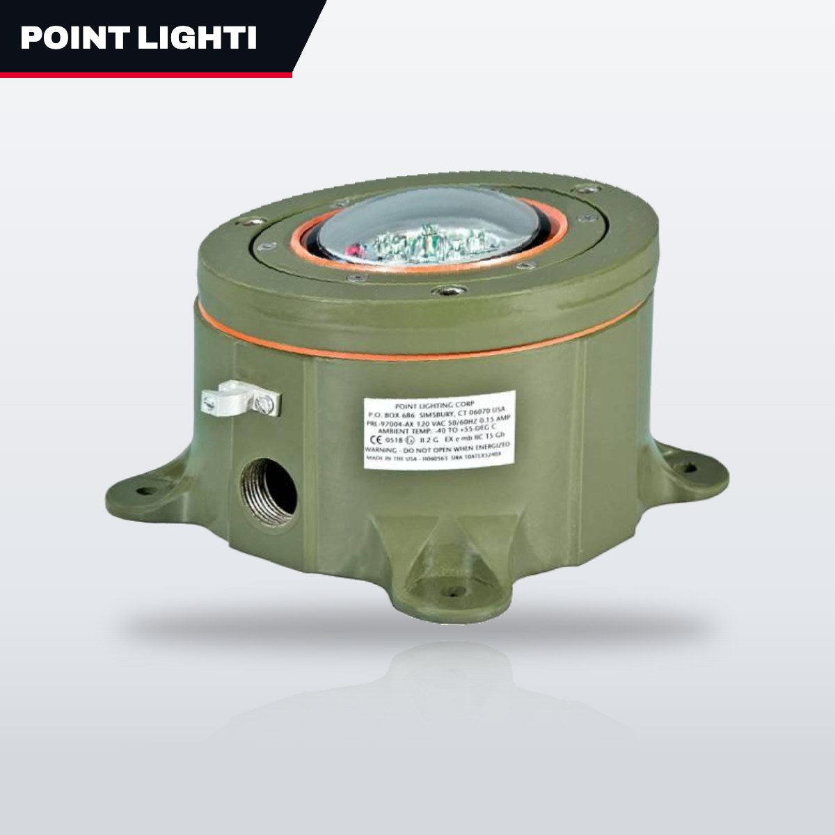 Point Lighting Us PRL-97004-2C-B-EX-LSM – Light – Point Helideck Type, 220 Vac Supply