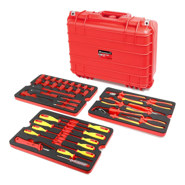 Powerbuilt OTHERS – 39 Pc 1000 V Insulated 3/8 Dr Vde Mechanic Tool Set