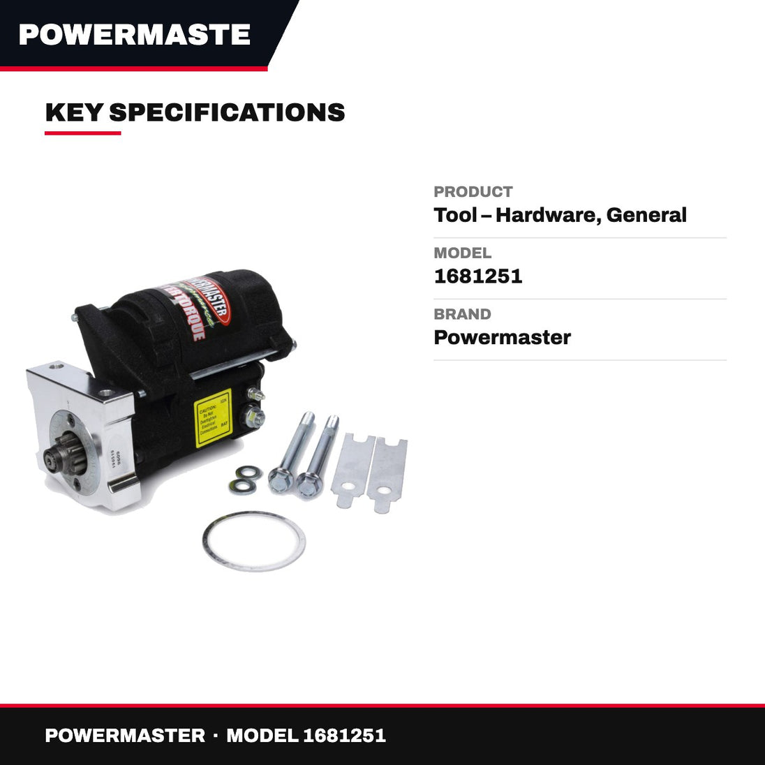 Powermaster 1681251 – Tool – Hardware, General