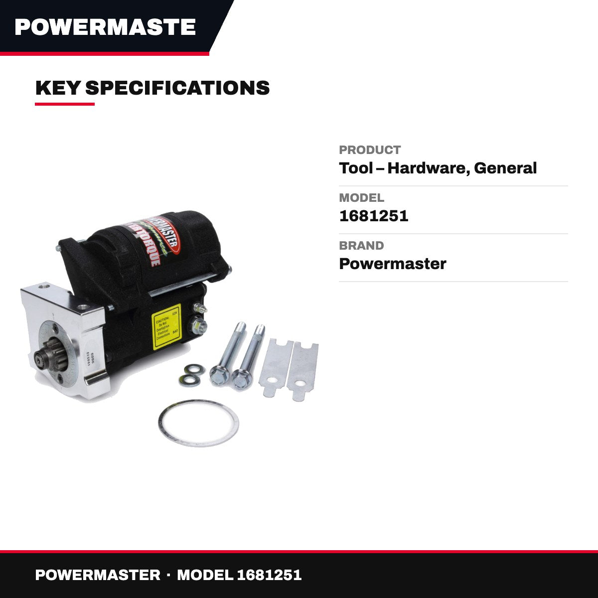 Powermaster 1681251 – Tool – Hardware, General