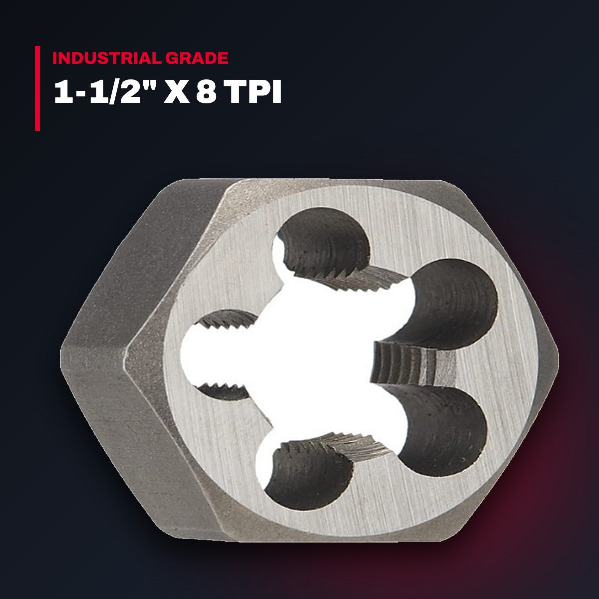 Powermaster Bolt Die & Stud Extractor Set, 1-1/4" – 2" x 8 TPI