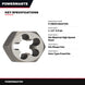 Powermaster Bolt Die & Stud Extractor Set, 1-1/4" – 2" x 8 TPI