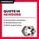 Powermaster Bolt Die & Stud Extractor Set, 1-1/4" – 2" x 8 TPI
