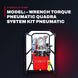 Powermaster Model: – Wrench Torque Pneumatic Quadra System Kit Pneumatic Power Pack – Resvr. Size (Gal.)