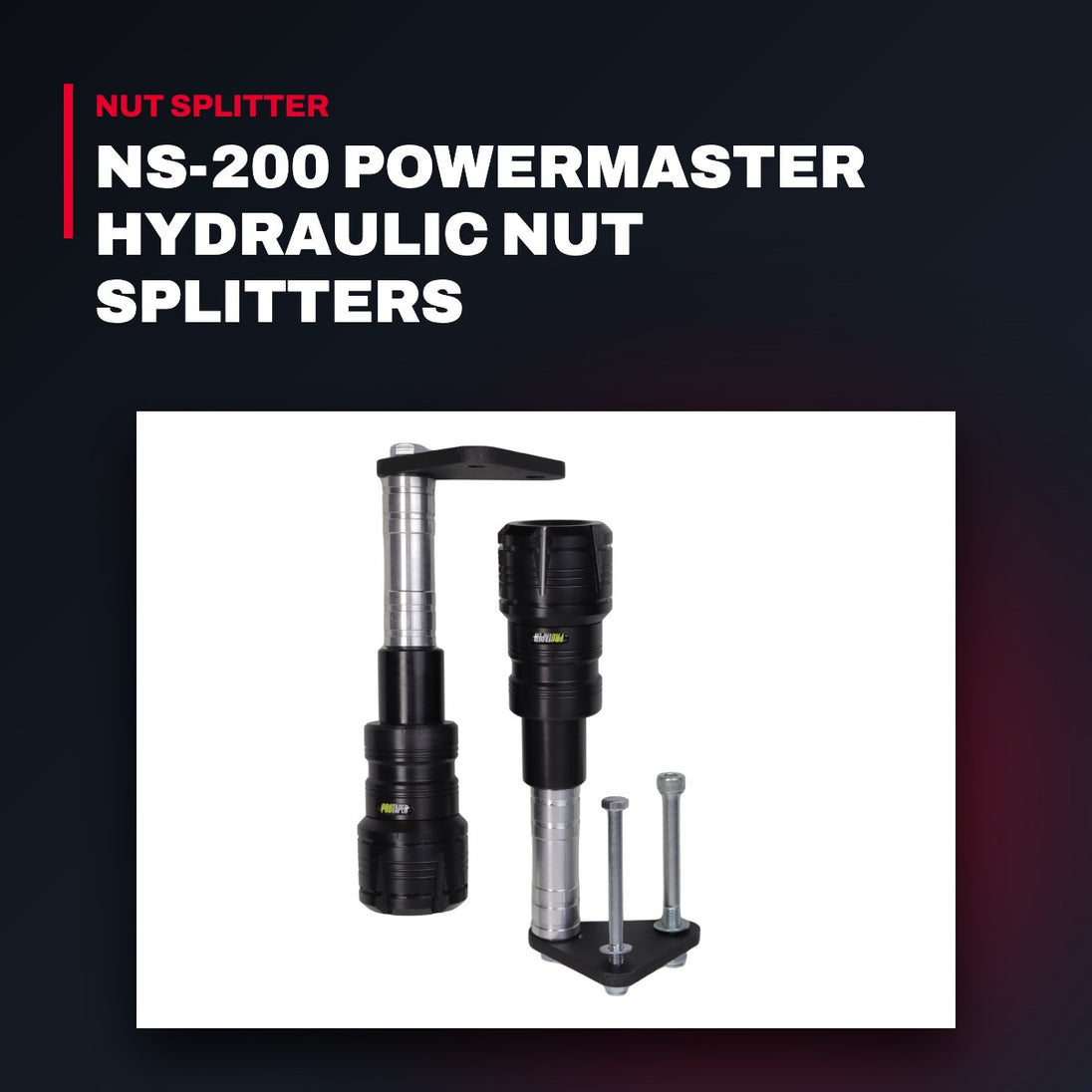 Powermaster NS-200 – Ns-200 Powermaster Hydraulic Nut Splitters
