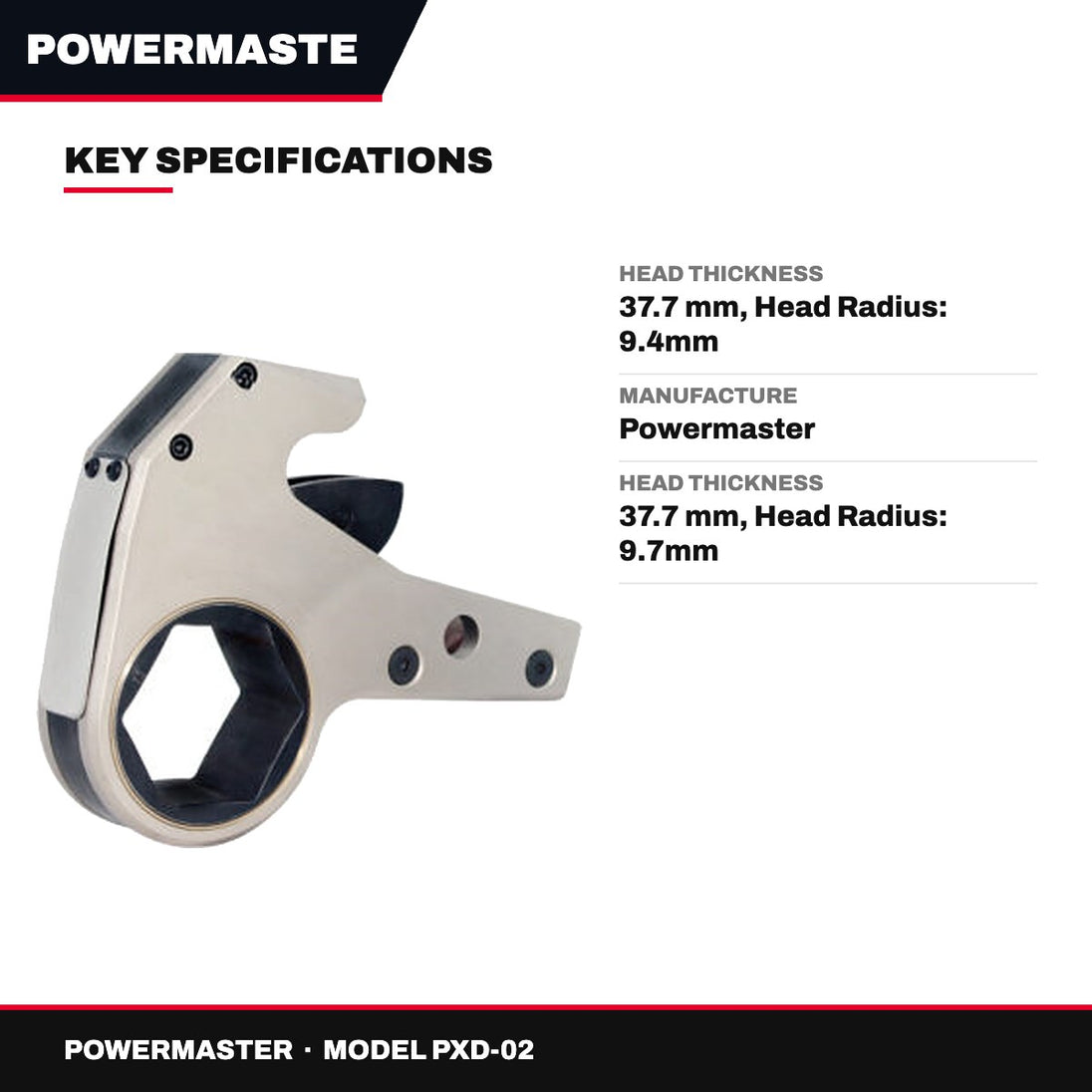 Powermaster PXD-02 – Ratchet Link Set for PXD-02 Cylinder