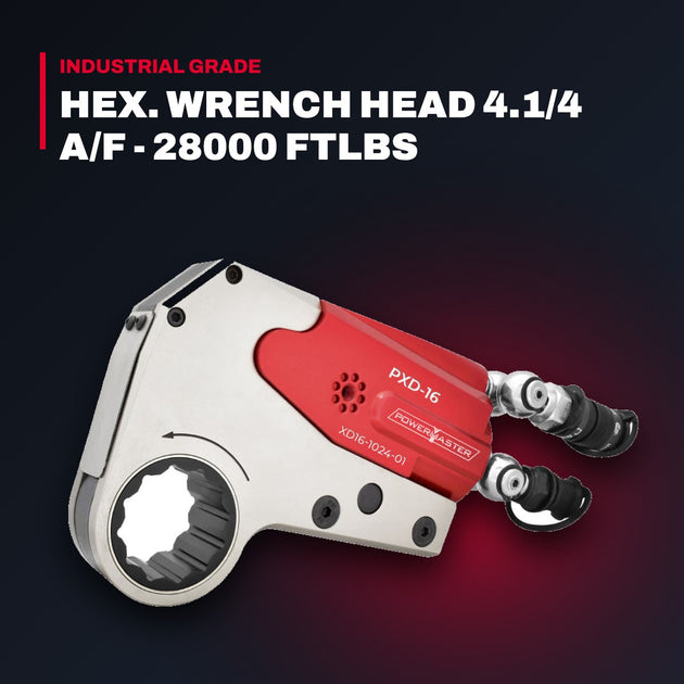 Powermaster PXD-32RL404 – Hex. Wrench Head 4.1/4 A/F - 28000 Ftlbs