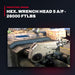 Powermaster PXD-32RL500 – Hex. Wrench Head 5 A/F - 28000 Ftlbs
