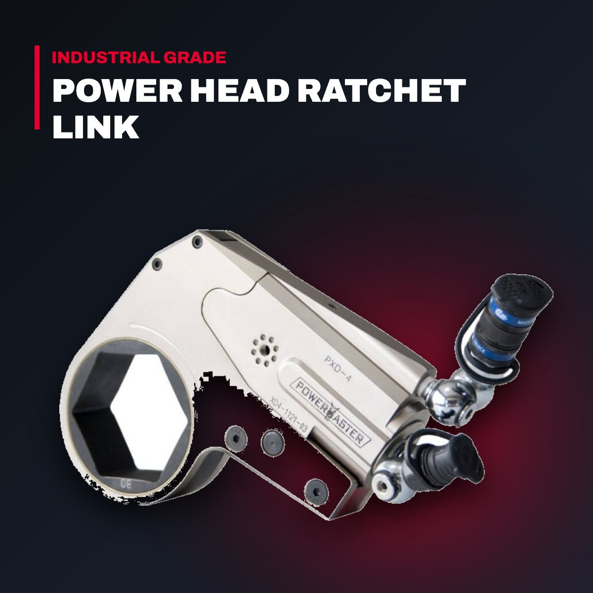 Powermaster PXD-4RL200 – Power Head Ratchet Link