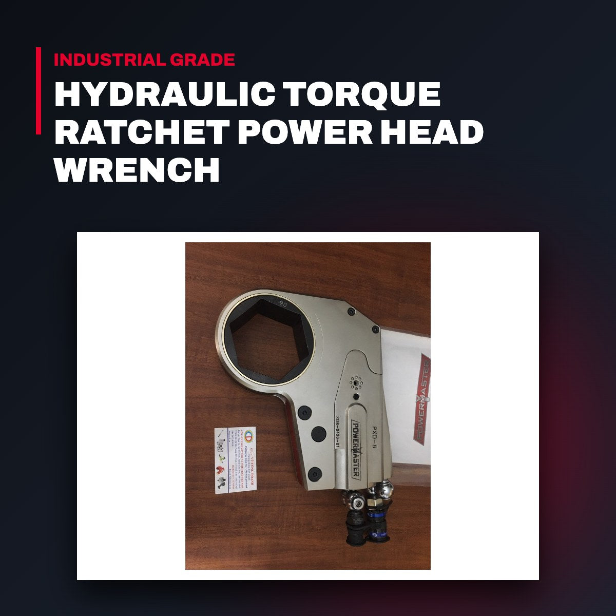 Powermaster PXD-8 – Hydraulic Torque Ratchet Power Head Wrench