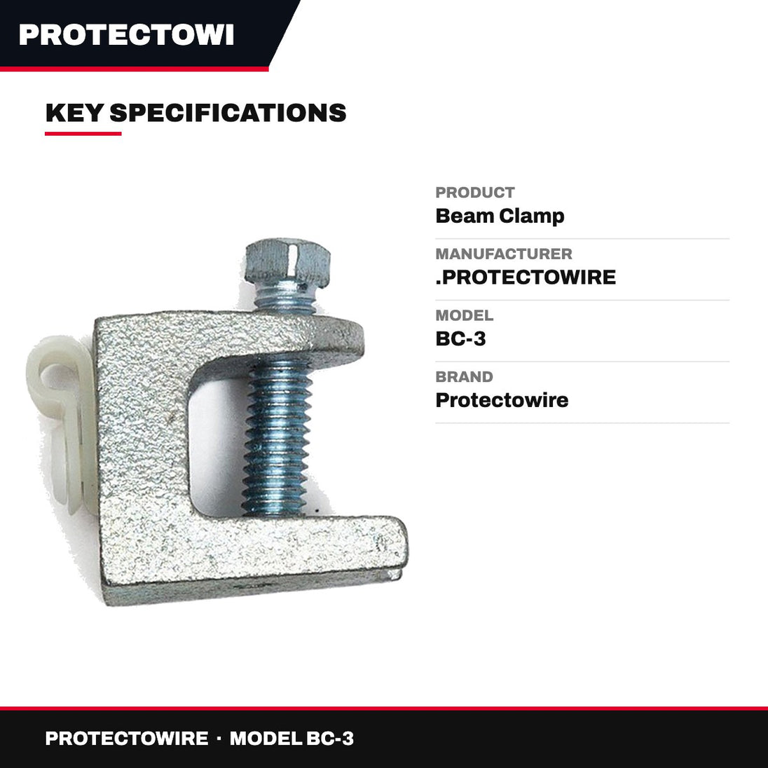 Protectowire BC-3 – Beam Clamp