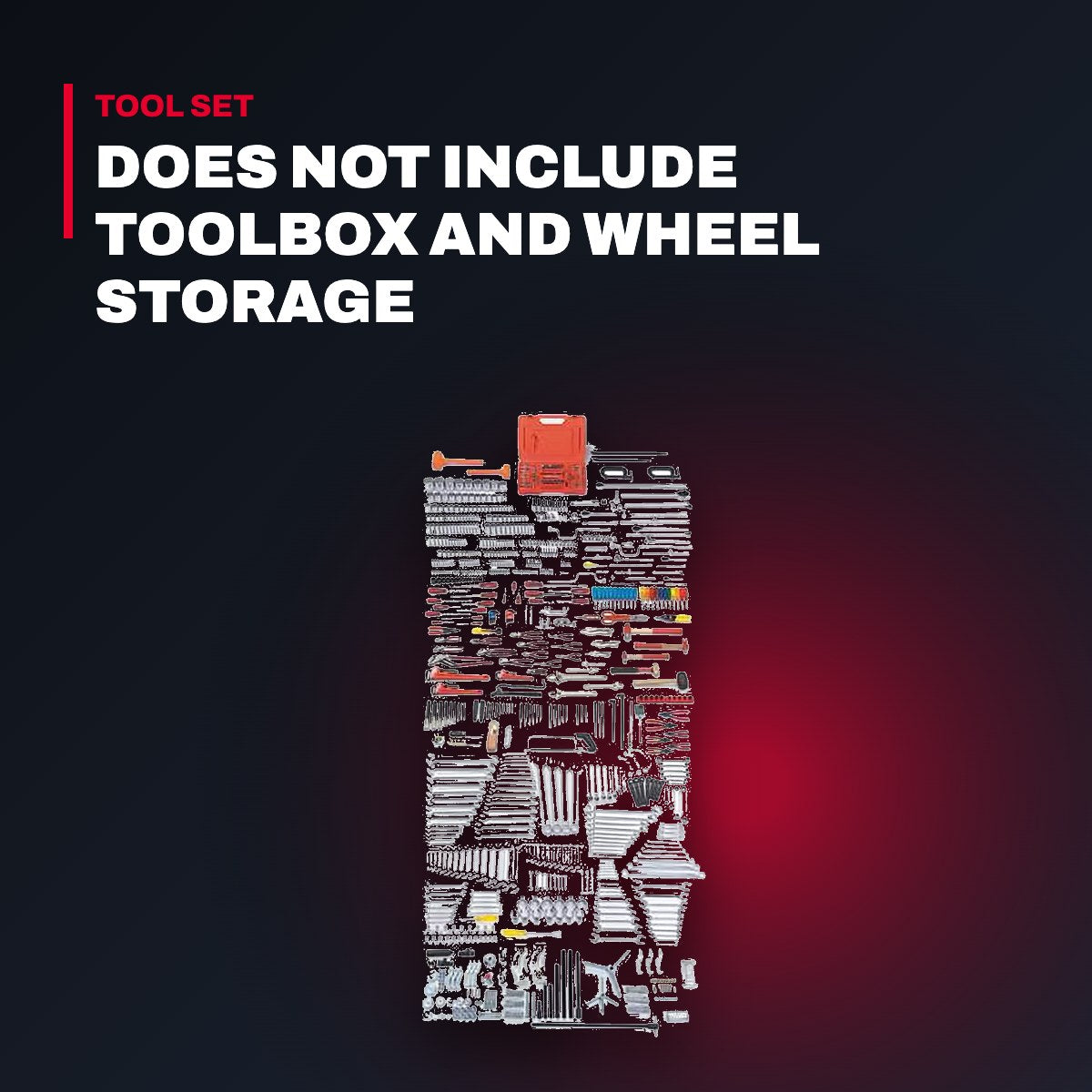 Proto 1089-Piece Master Technician Maintenance Set with Wheeled Toolbox