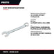 Proto 6120 – Wrench Box & Open End – 10-15 Deg Offset Type, 5/8 In