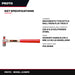 Proto J1308PD – Hammer – Machinists Type, Style Ball Peen