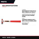Proto J1308PD – Hammer – Machinists Type, Style Ball Peen