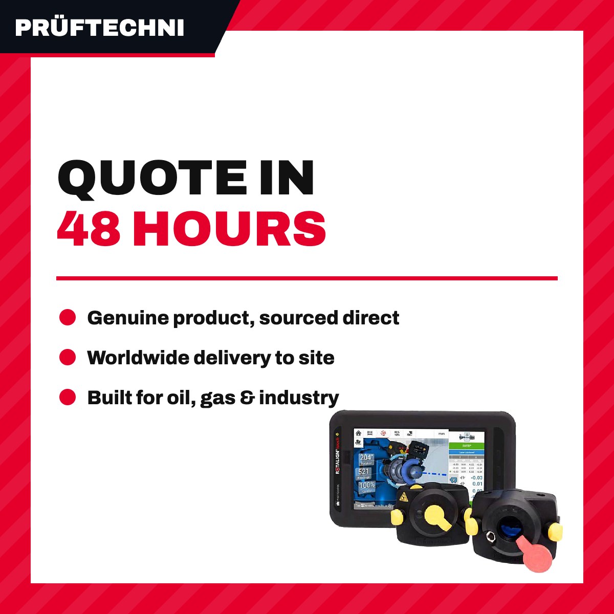 Prüftechnik ROTALIGN touch EX – Laser Shaft Alignment System, Zone 1