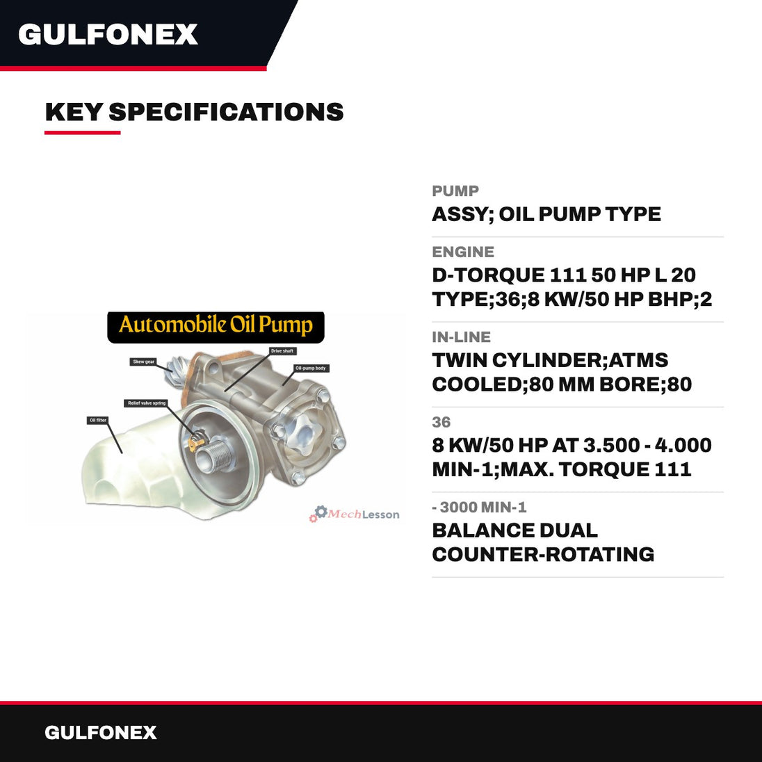 Pump – Assy, Oil Pump Type