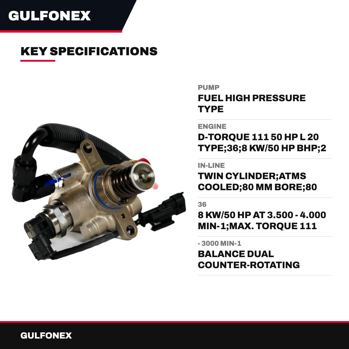 Pump – Fuel High Pressure Type