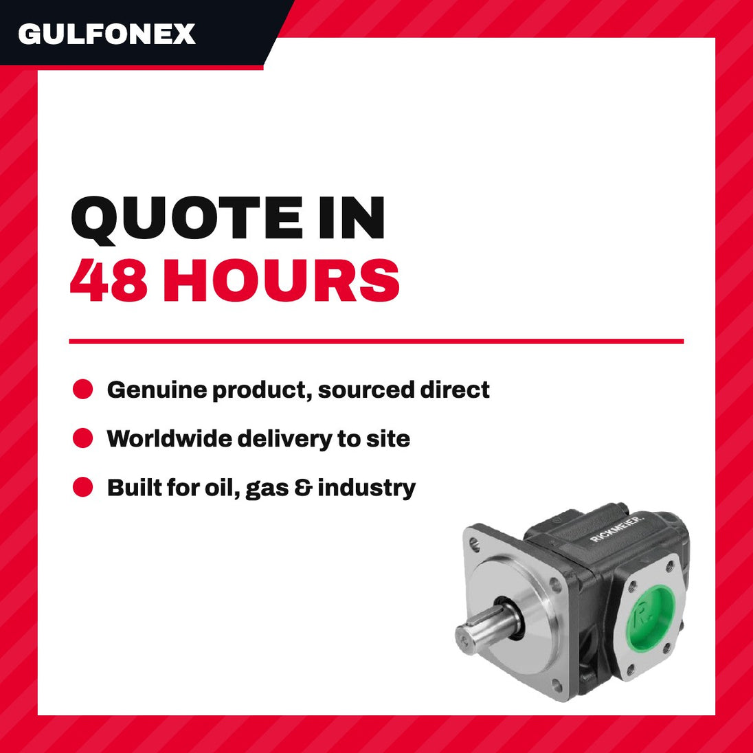Pump – Gear Pump R65 Cw Type