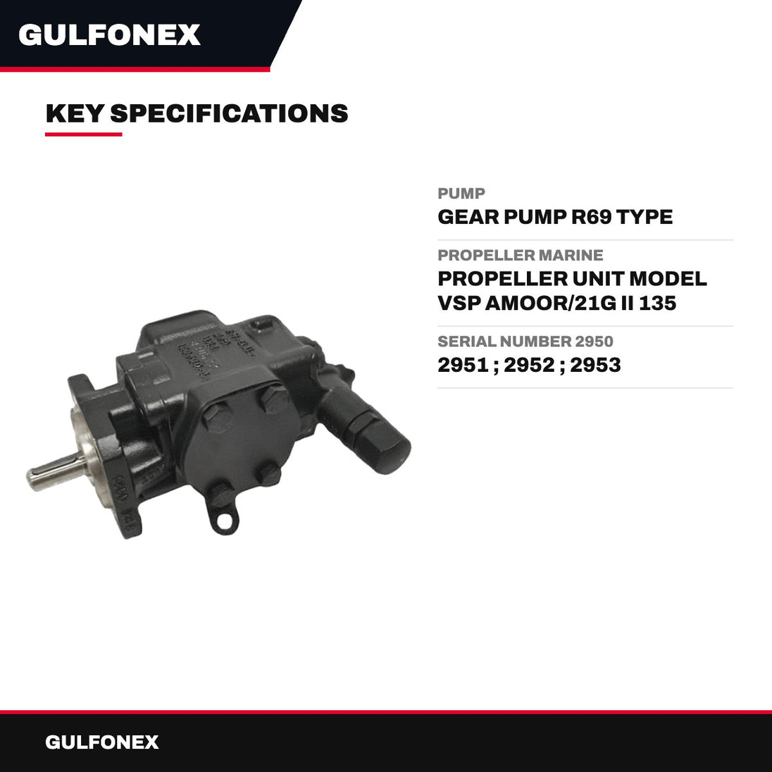 Pump – Gear Pump R69 Type
