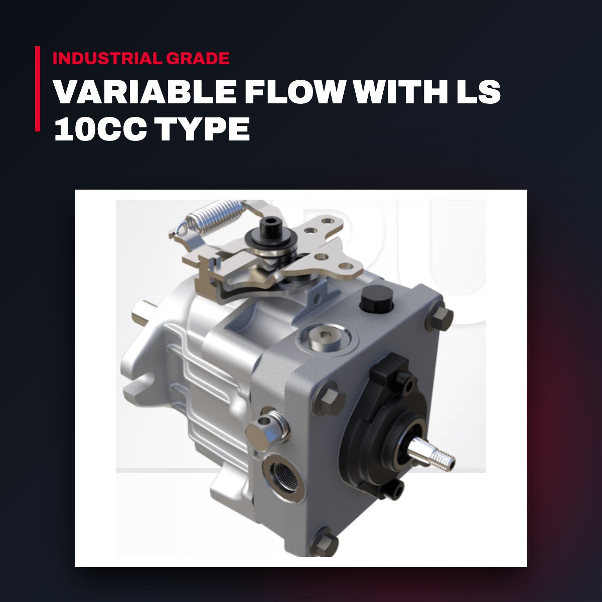 Pump – Variable Flow With Ls 10Cc Type