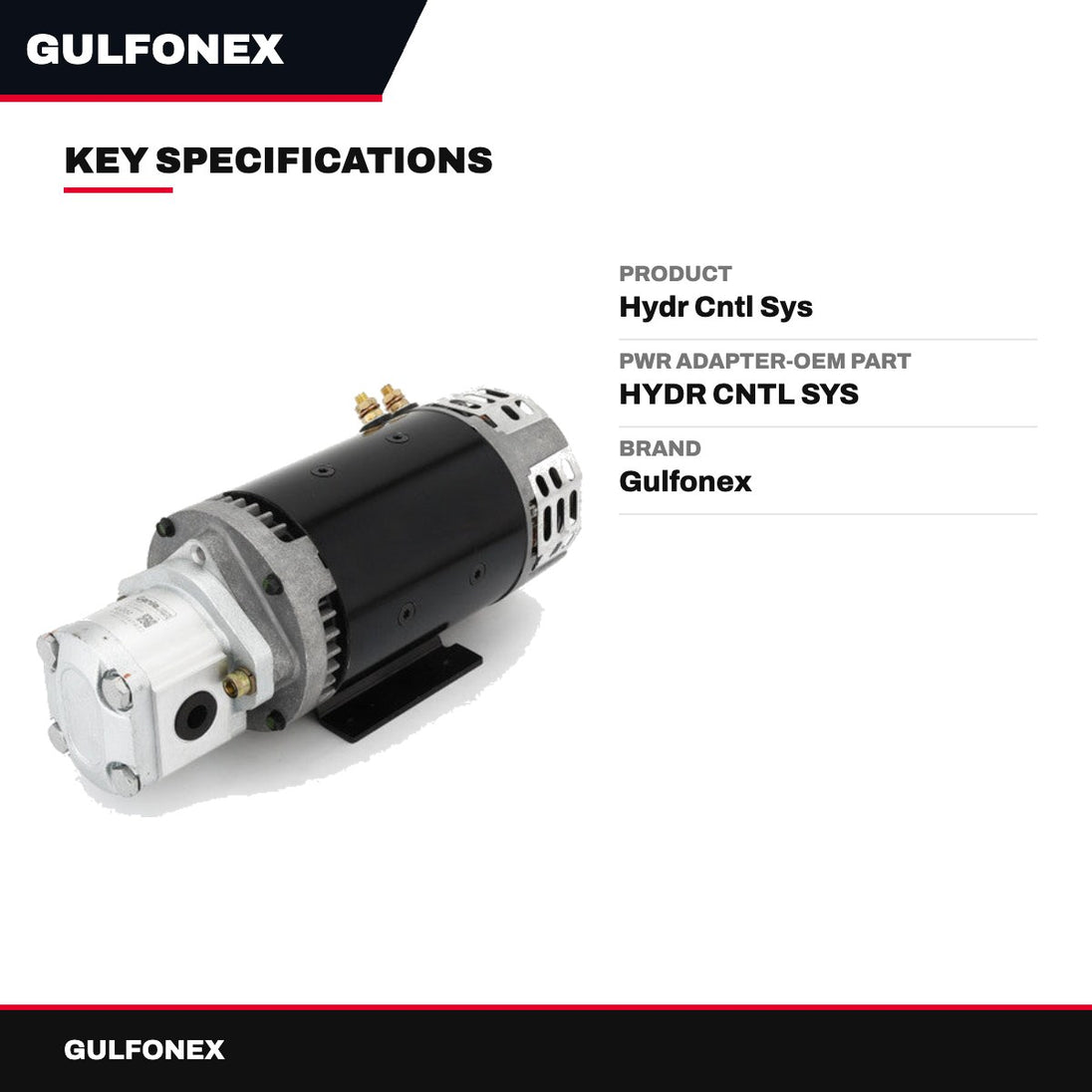Pwr Adapter-Oem Part – Hydr Cntl Sys