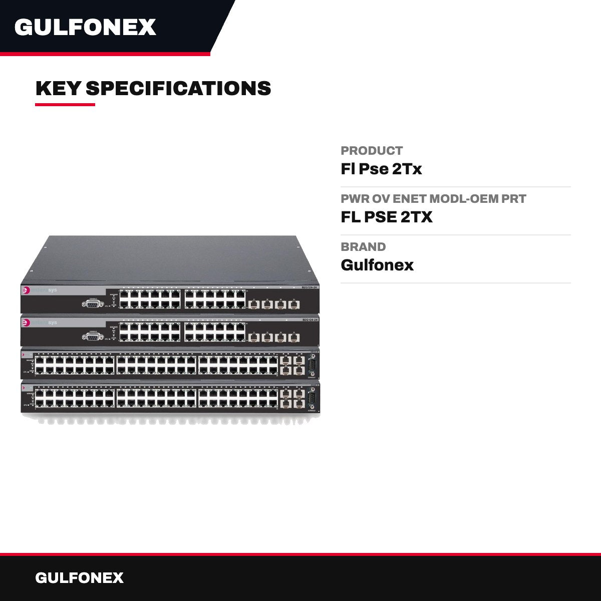 Pwr Ov Enet Modl-Oem Prt – Fl Pse 2Tx