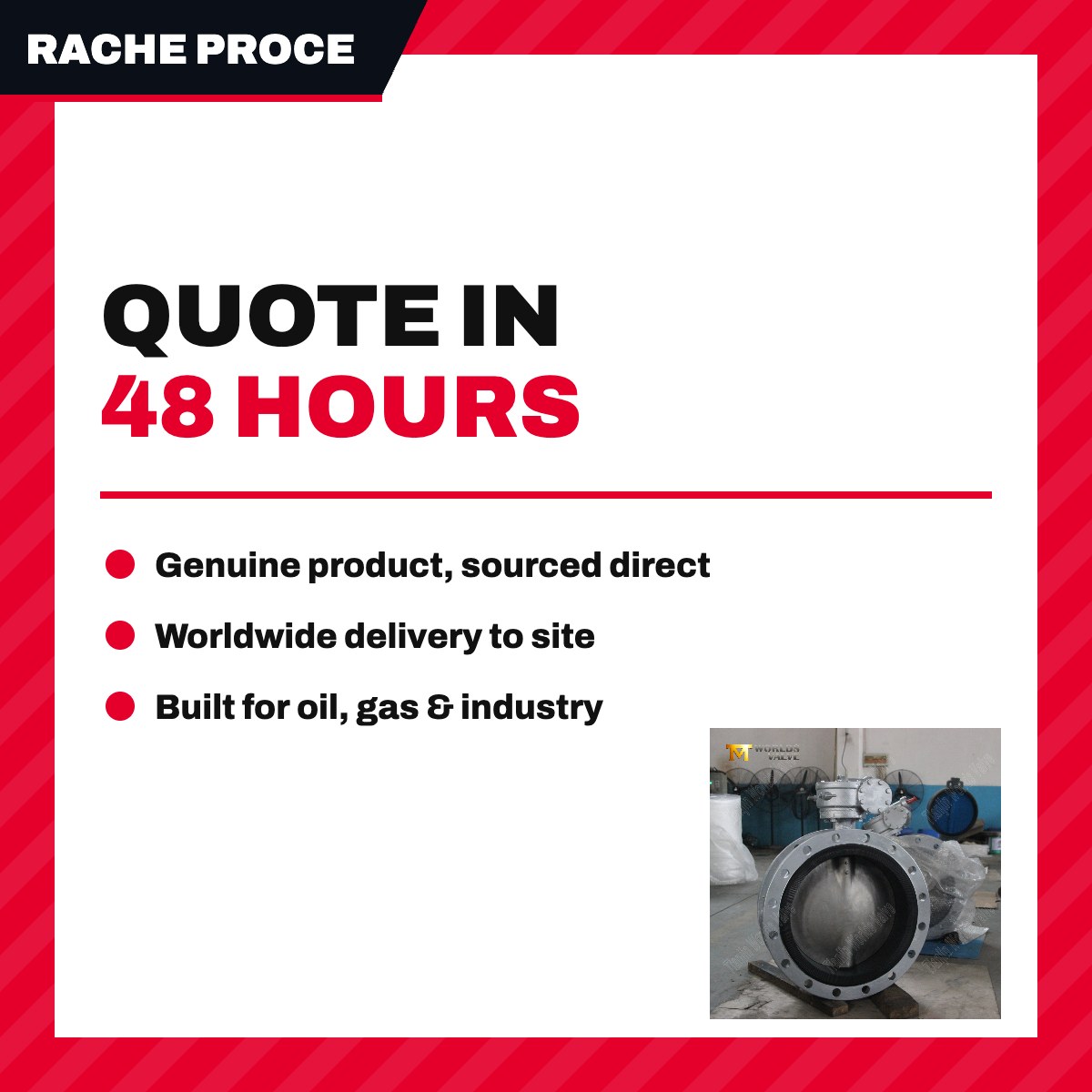 Rache Process OTHERS – Butterfly Valve Double Flange Butterfly Valve Dn500Mm (20) – Disc Ab2