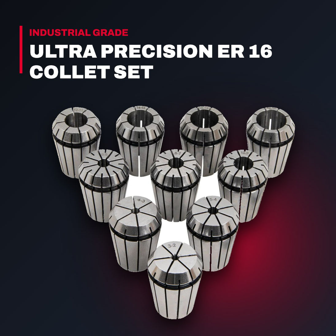 Rego-Fix 1116.00001 – Ultra Precision Er 16 Collet Set