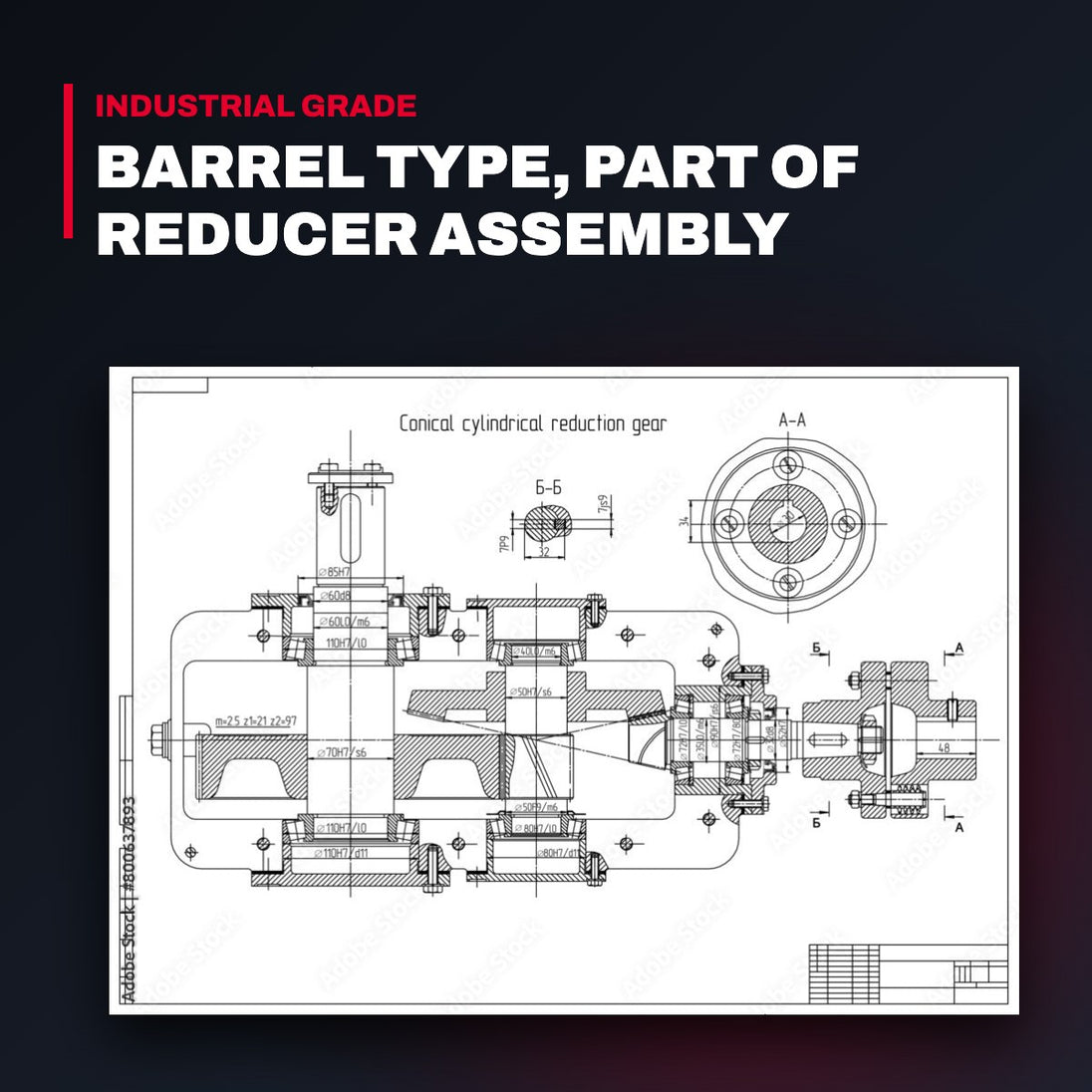 Ring – Barrel Type, Part Of Reducer Assembly