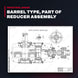 Ring – Barrel Type, Part Of Reducer Assembly
