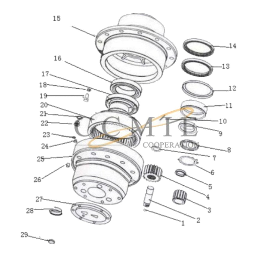 Ring – V Type, Part Of Gear Reducer Assembly