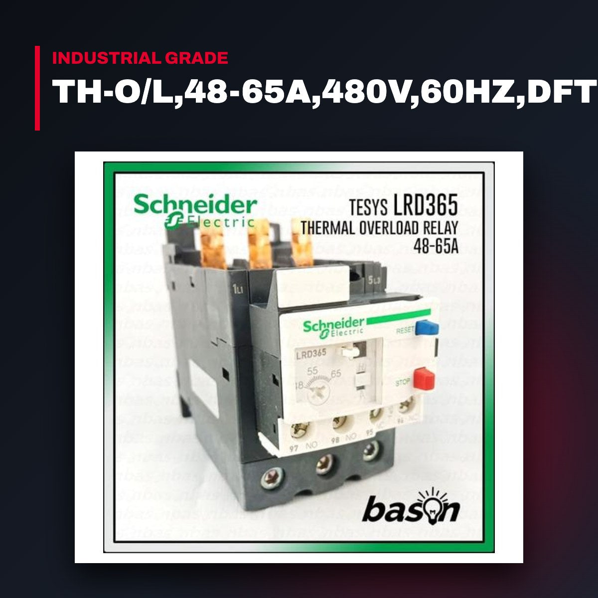 Rly-Protn – Th-O/L,48-65A,480V,60Hz,Dftnl